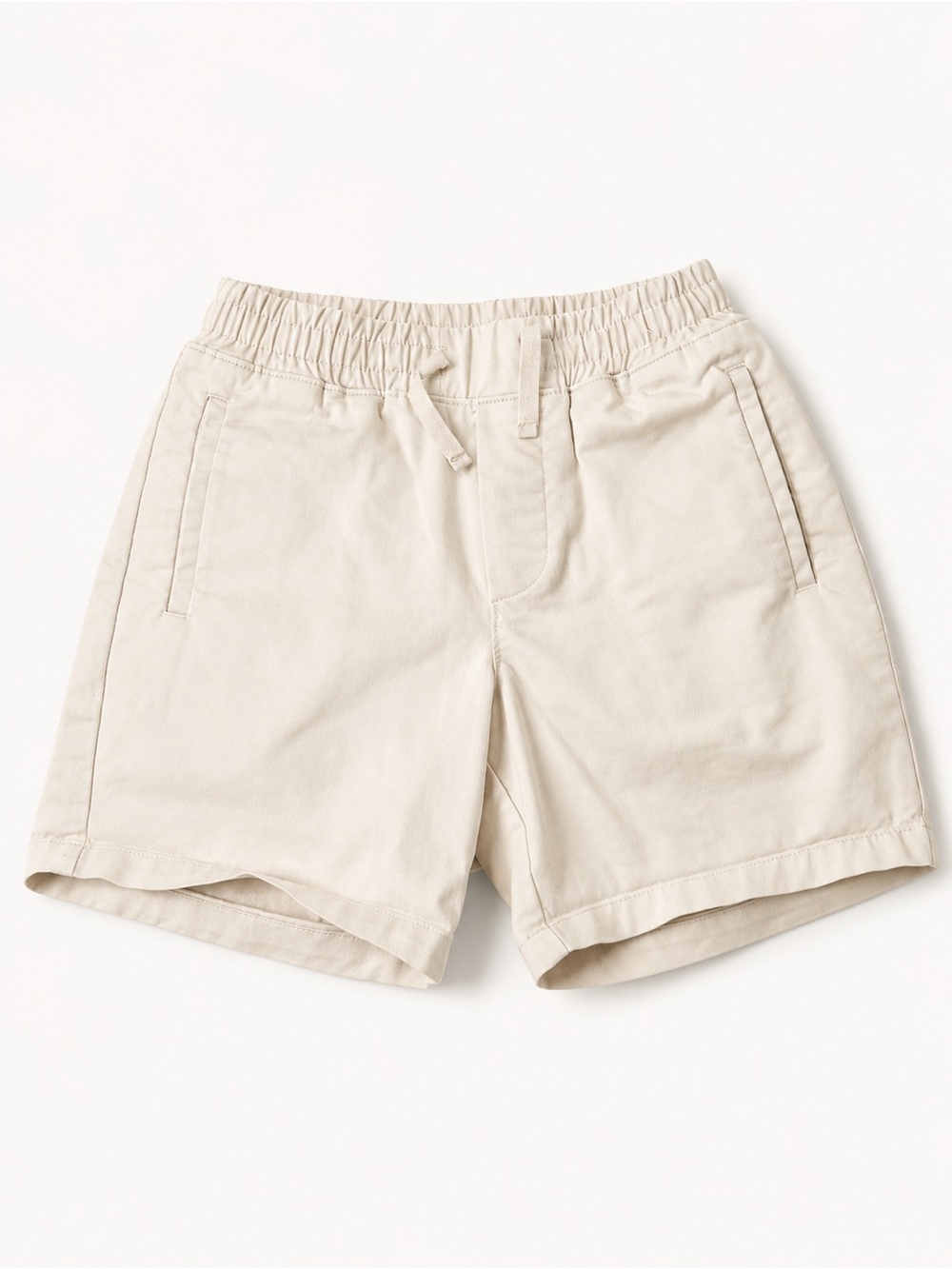 Abercrombie Kids Cream Casual Drawstring Shorts
